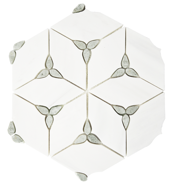 NOBU Dolomite Marble W/ Agatha Green - Honed – DW TILE & STONE