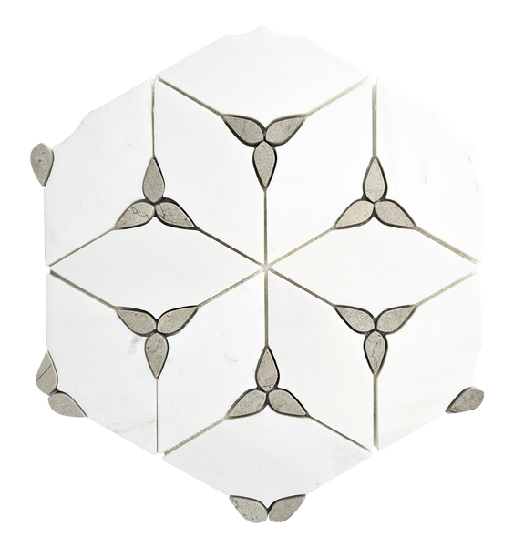 トップス maison marble Bianco Puro Honed Marble Wall and Floor Tile - 2 x 8 in. - The