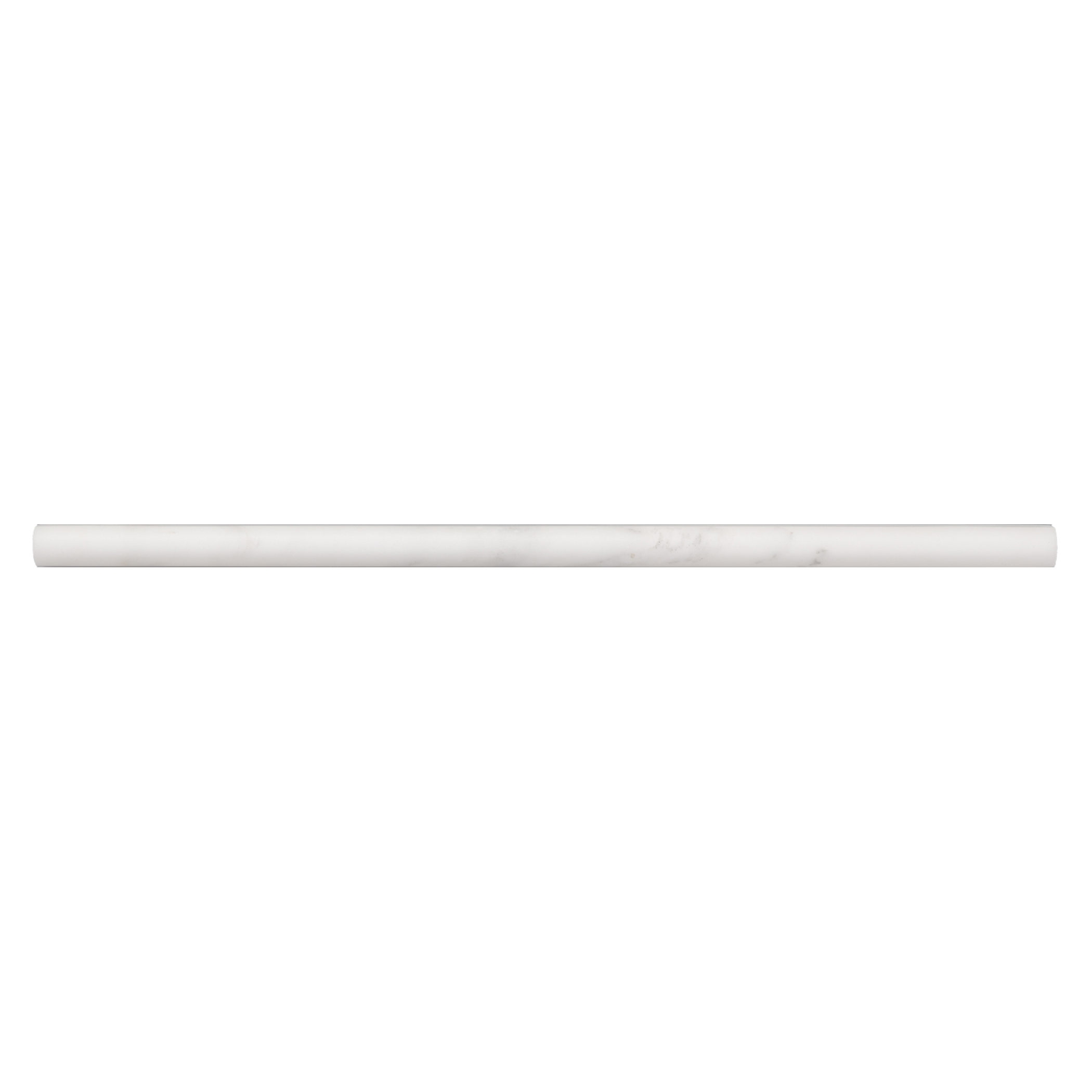 Bianco Bello Marble Premium 9/16" x 12" x 3/4" Pencil Liner - Polished or Honed  - DW TILE & STONE - Atlanta Marble Natural Stone Wholesale Stone Supplier