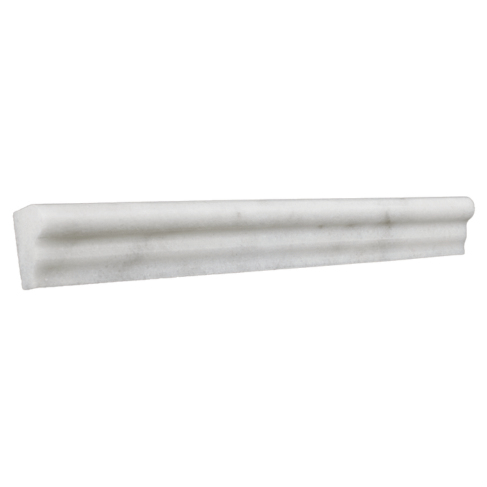 OGEE (1 3/8" x 12" x 3/4") Bianco Perla Marble - Honed Or Polished Honed / 1 3/8" x 12" x 3/4" - DW TILE & STONE - Atlanta Marble Natural Stone Wholesale Stone Supplier