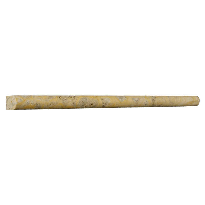 Scabos Travertine Pencil Liner (9/16" x 12" x 3/4") Honed / 9/16" x 12" x 3/4" - DW TILE & STONE - Atlanta Marble Natural Stone Wholesale Stone Supplier