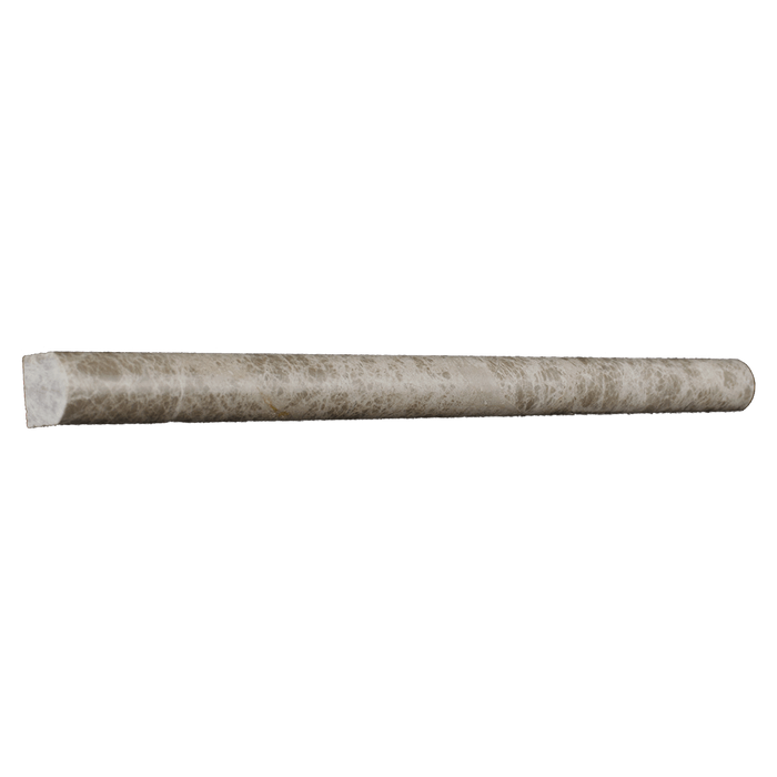 Silver Shadow Marble Bullnose - Polished (3/4'' x 12'' x 7/8'') Polished / 3/4" x 12" x 7/8" - DW TILE & STONE - Atlanta Marble Natural Stone Wholesale Stone Supplier