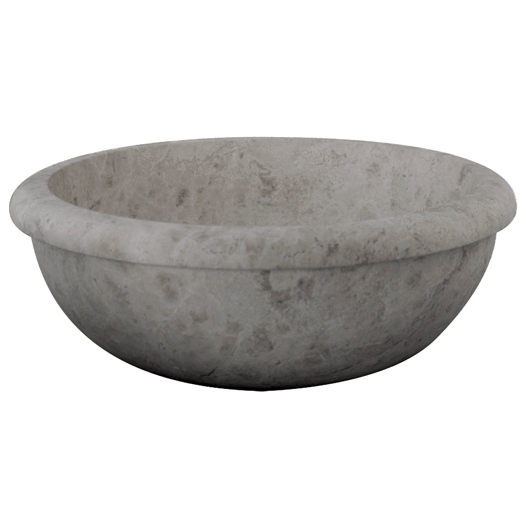 Silver Shadow Marble Sink Drop In 16" Honed / 16" - DW TILE & STONE - Atlanta Marble Natural Stone Wholesale Stone Supplier