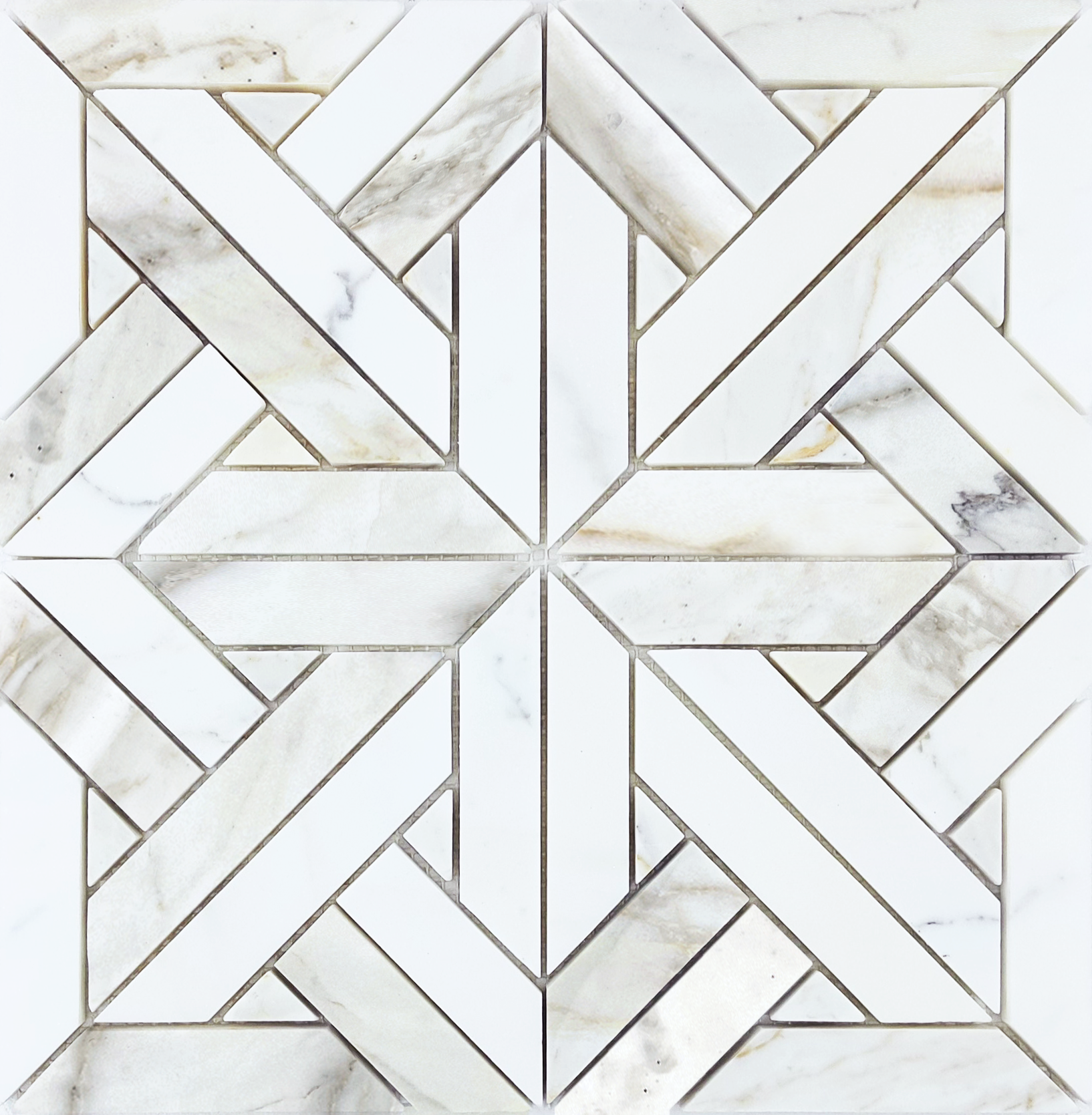 12"x12" PARQUET - Calacatta Gold Marble - Honed  - DW TILE & STONE - Atlanta Marble Natural Stone Wholesale Stone Supplier