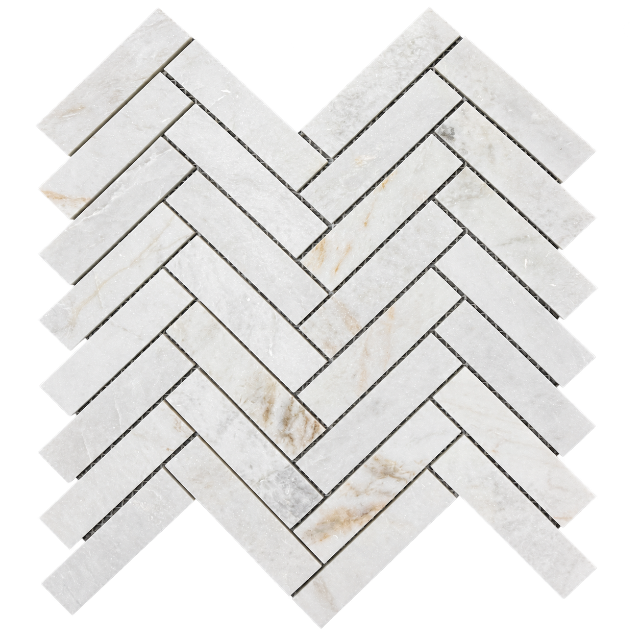 1"x4" Herringbone Calacatta Velato Mosaic - Honed - DW TILE & STONE - Atlanta Marble Natural Stone Wholesale Stone Supplier