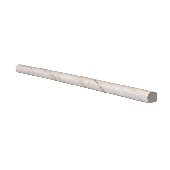 Calacatta Velato Marble 9/16"x12"x3/4" Pencil Liner - Honed - DW TILE & STONE - Atlanta Marble Natural Stone Wholesale Stone Supplier