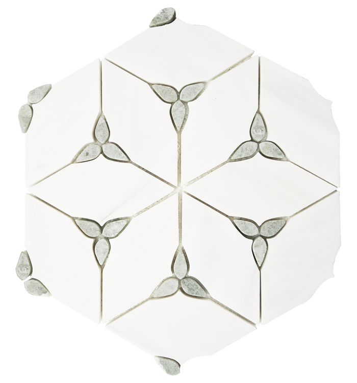 NOBU Dolomite Marble W/ Agatha Green - Honed  - DW TILE & STONE - Atlanta Marble Natural Stone Wholesale Stone Supplier