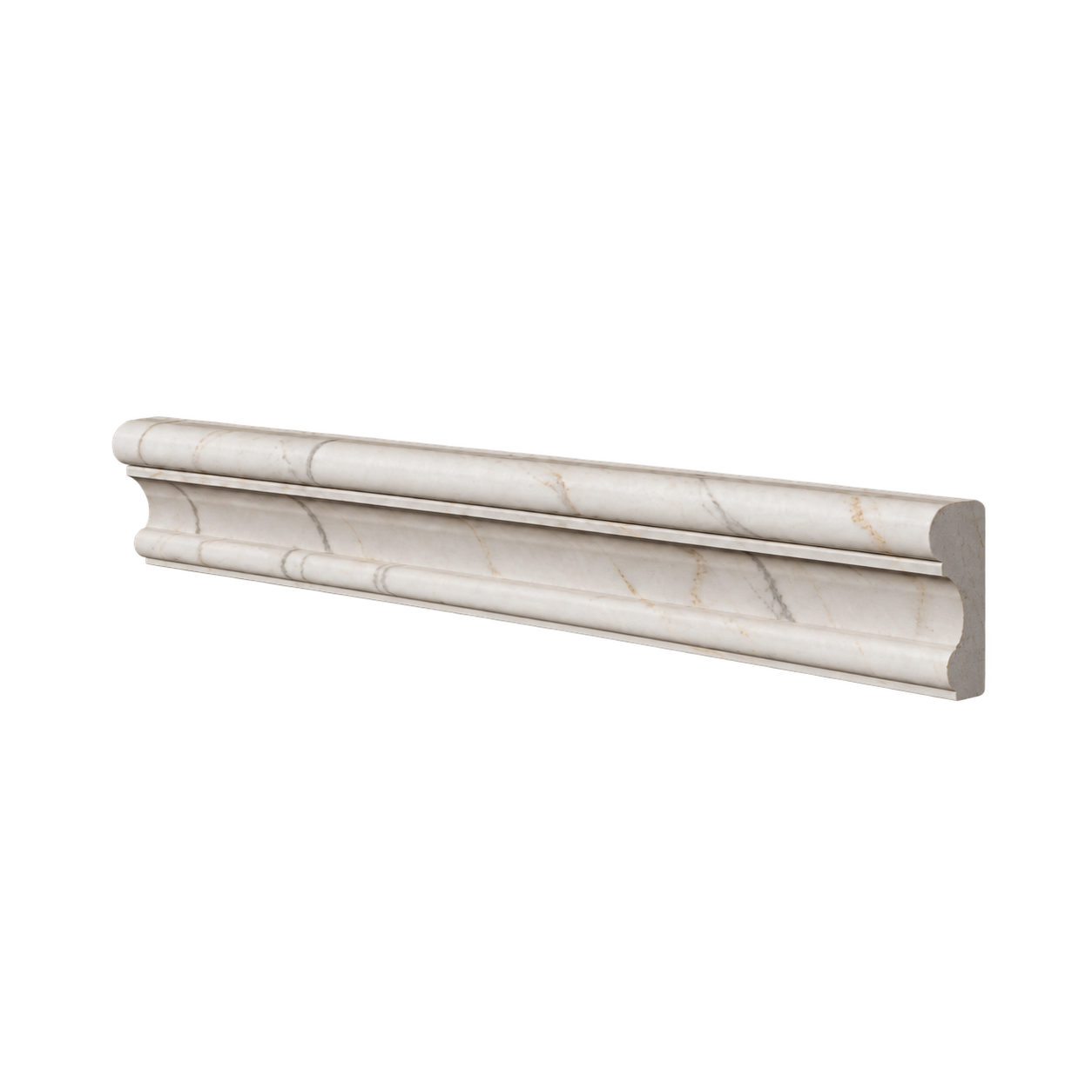 Calacatta Velato Marble 2"x12"x1" Crown - Honed - DW TILE & STONE - Atlanta Marble Natural Stone Wholesale Stone Supplier