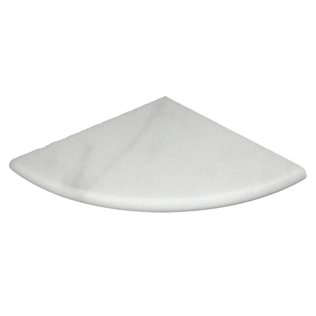 10" Bianco Perla Marble Corner Shelf Honed / 10" - DW TILE & STONE - Atlanta Marble Natural Stone Wholesale Stone Supplier