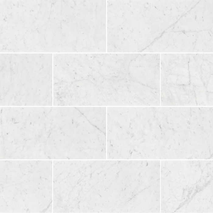 Bianco Gioia Marble Floor and Wall Tile Honed / 12" x 24" - DW TILE & STONE - Atlanta Marble Natural Stone Wholesale Stone Supplier