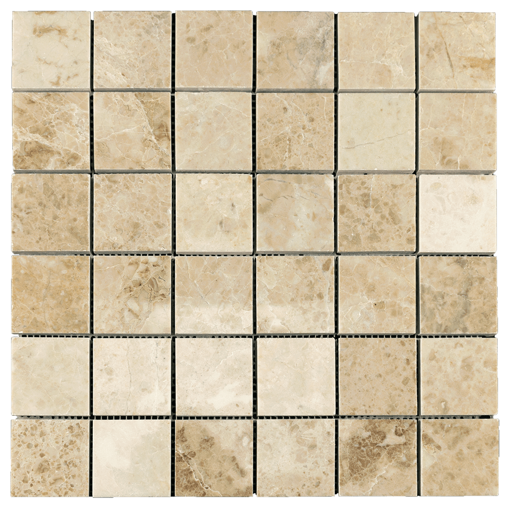 2x2 Cappuccino Marble Mosaic Tile - Polished Polished / 2" x 2" - DW TILE & STONE - Atlanta Marble Natural Stone Wholesale Stone Supplier