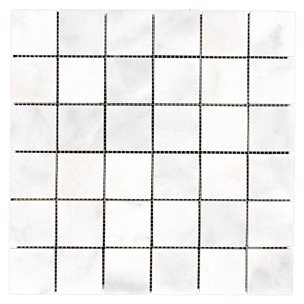 2x2 Bianco Perla Marble Mosaic - Honed Honed / 2" x 2" - DW TILE & STONE - Atlanta Marble Natural Stone Wholesale Stone Supplier