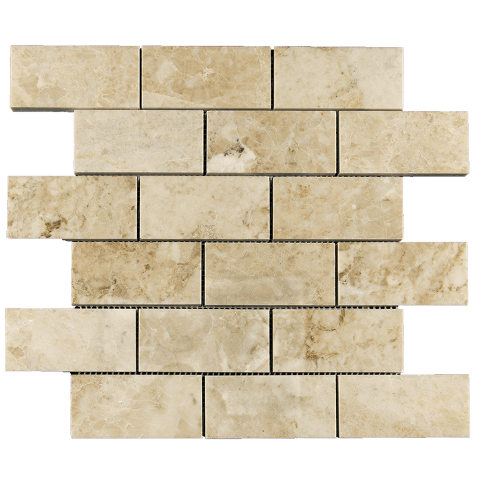 2x4 Cappuccino Marble Mosaic Tile - Polished Polished / 2" x 4" - DW TILE & STONE - Atlanta Marble Natural Stone Wholesale Stone Supplier