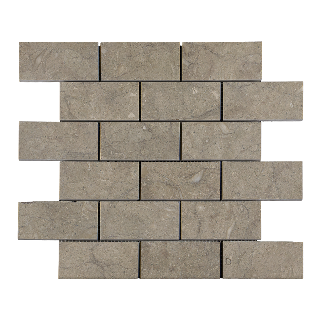 2x4 Seagrass Limestone Mosaic Tile - Honed Honed / 2" x 4" - DW TILE & STONE - Atlanta Marble Natural Stone Wholesale Stone Supplier