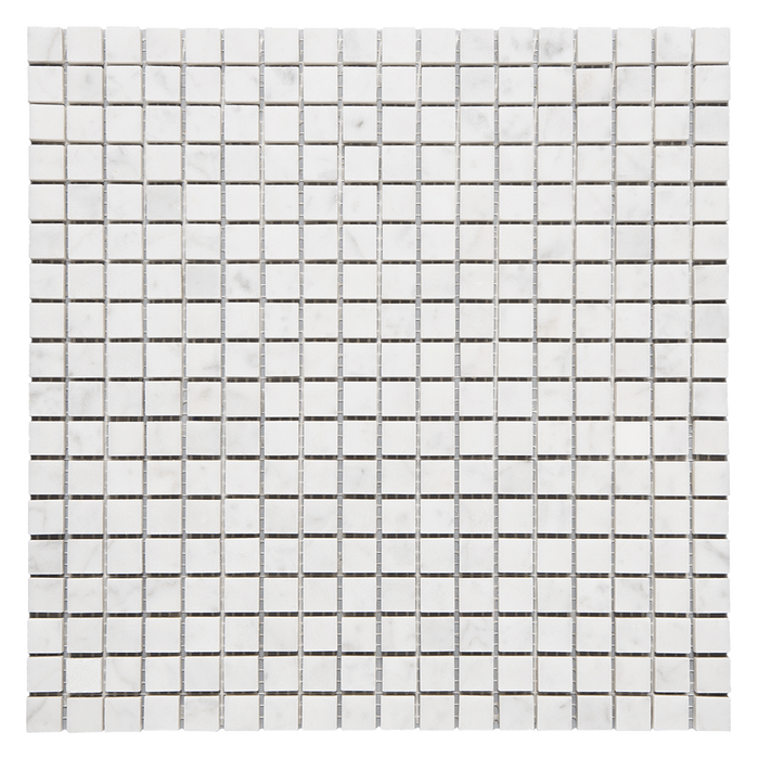 5/8 x 5/8 Bianco Gioia Marble Mosaic Tile - Polished Polished / 5/8" x 5/8" - DW TILE & STONE - Atlanta Marble Natural Stone Wholesale Stone Supplier