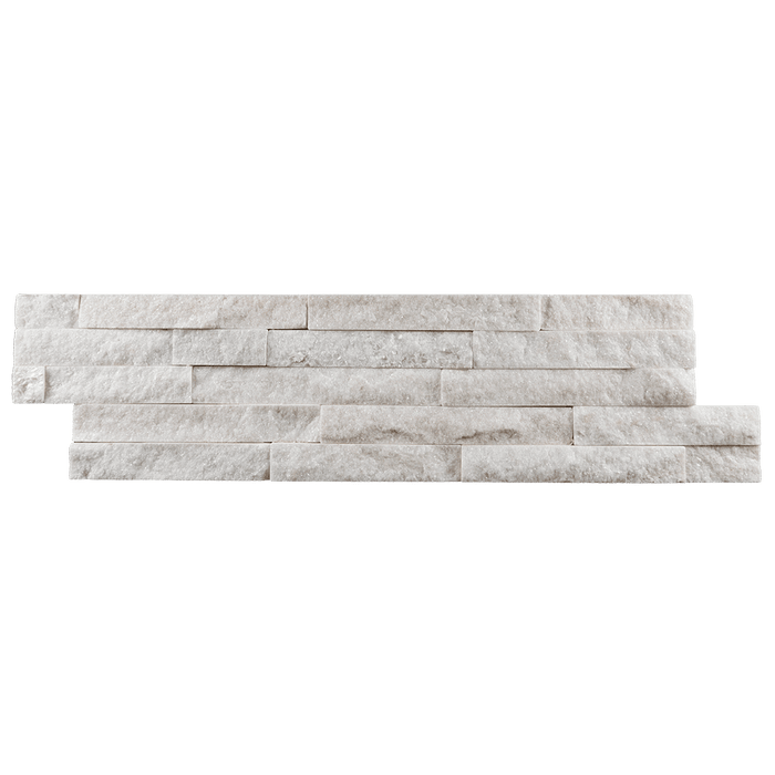 Large White Quartzite Slate Corner Split Face / 6" x 22" - DW TILE & STONE - Atlanta Marble Natural Stone Wholesale Stone Supplier