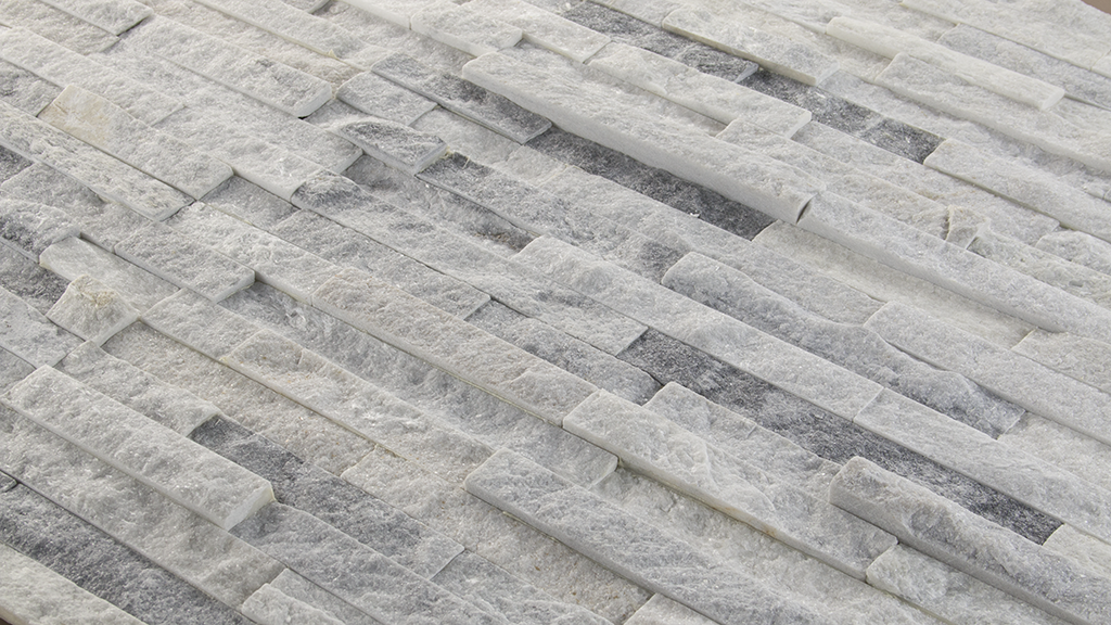 Cloudy Grey Quartzite SplitFace Ledger Stone  - DW TILE & STONE - Atlanta Marble Natural Stone Wholesale Stone Supplier