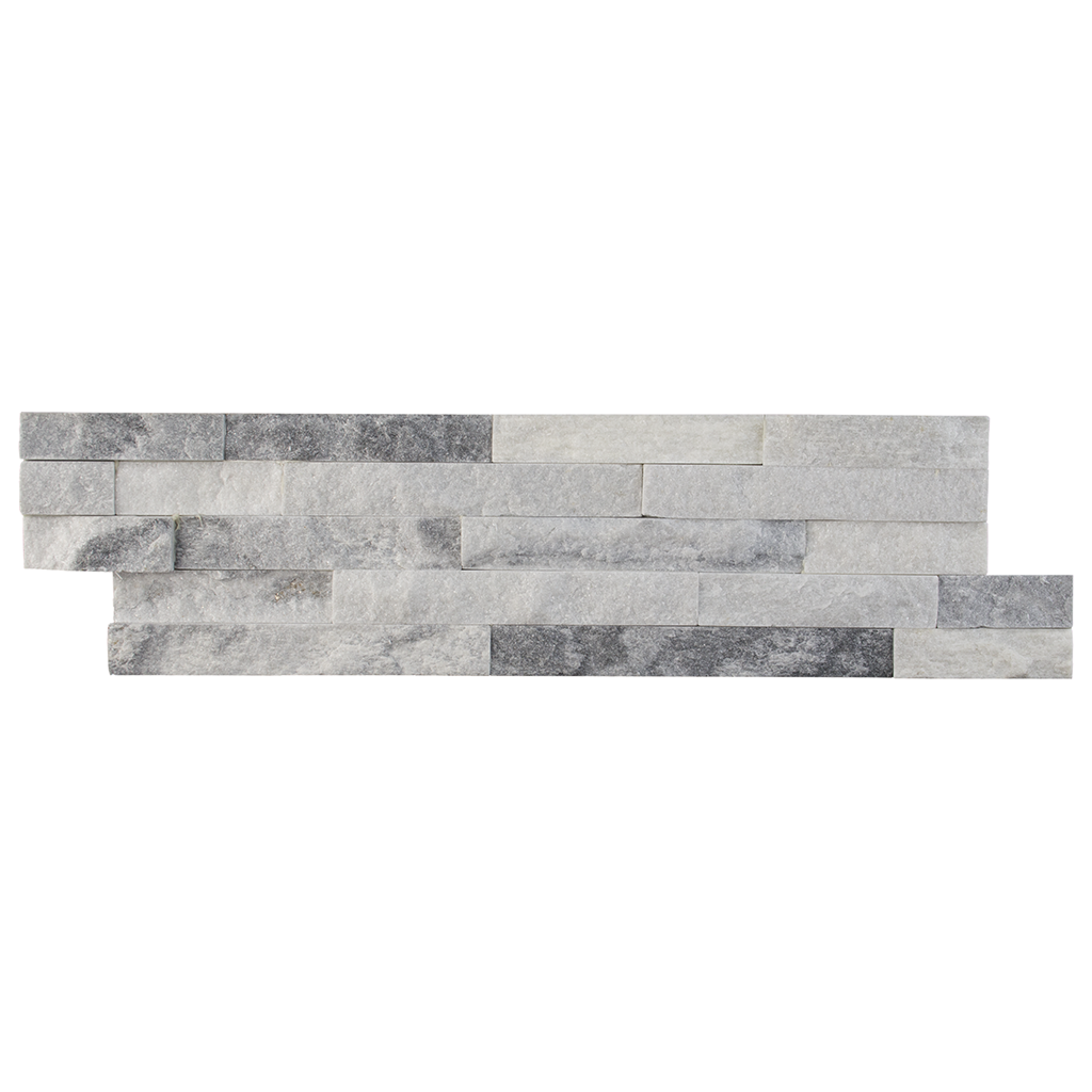 Cloudy Grey Quartzite SplitFace Ledger Stone  - DW TILE & STONE - Atlanta Marble Natural Stone Wholesale Stone Supplier