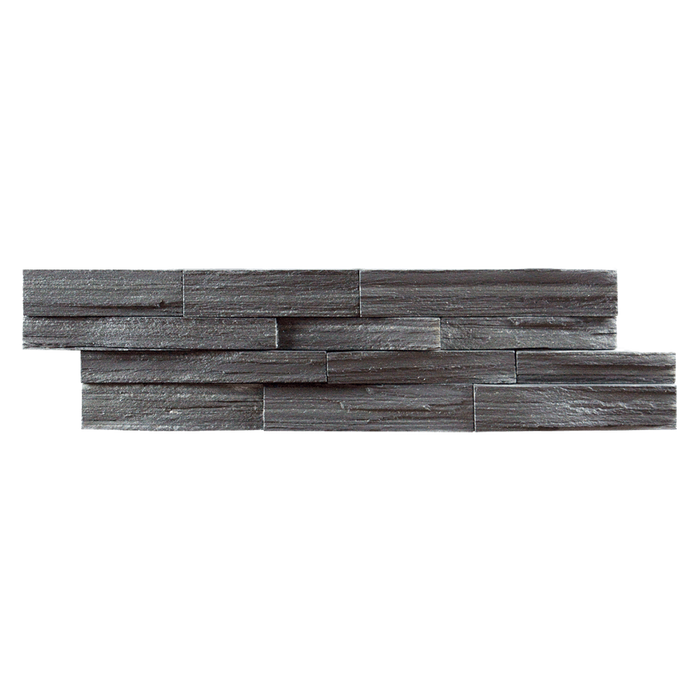 Black Slate Rough Edge Ledger Stone Split Face / 6" x 22" - DW TILE & STONE - Atlanta Marble Natural Stone Wholesale Stone Supplier