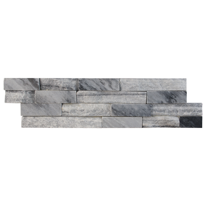 Cloudy Grey Quartzite SplitFace & Polished Ledger Stone  - DW TILE & STONE - Atlanta Marble Natural Stone Wholesale Stone Supplier