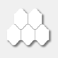 AVALON Dolomite Marble Arabesque Mosaic - Polished  - DW TILE & STONE - Atlanta Marble Natural Stone Wholesale Stone Supplier