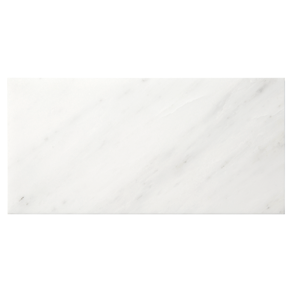 Bianco Bello Marble Premium Floor and Wall Tile Honed / 12" x 24" - DW TILE & STONE - Atlanta Marble Natural Stone Wholesale Stone Supplier