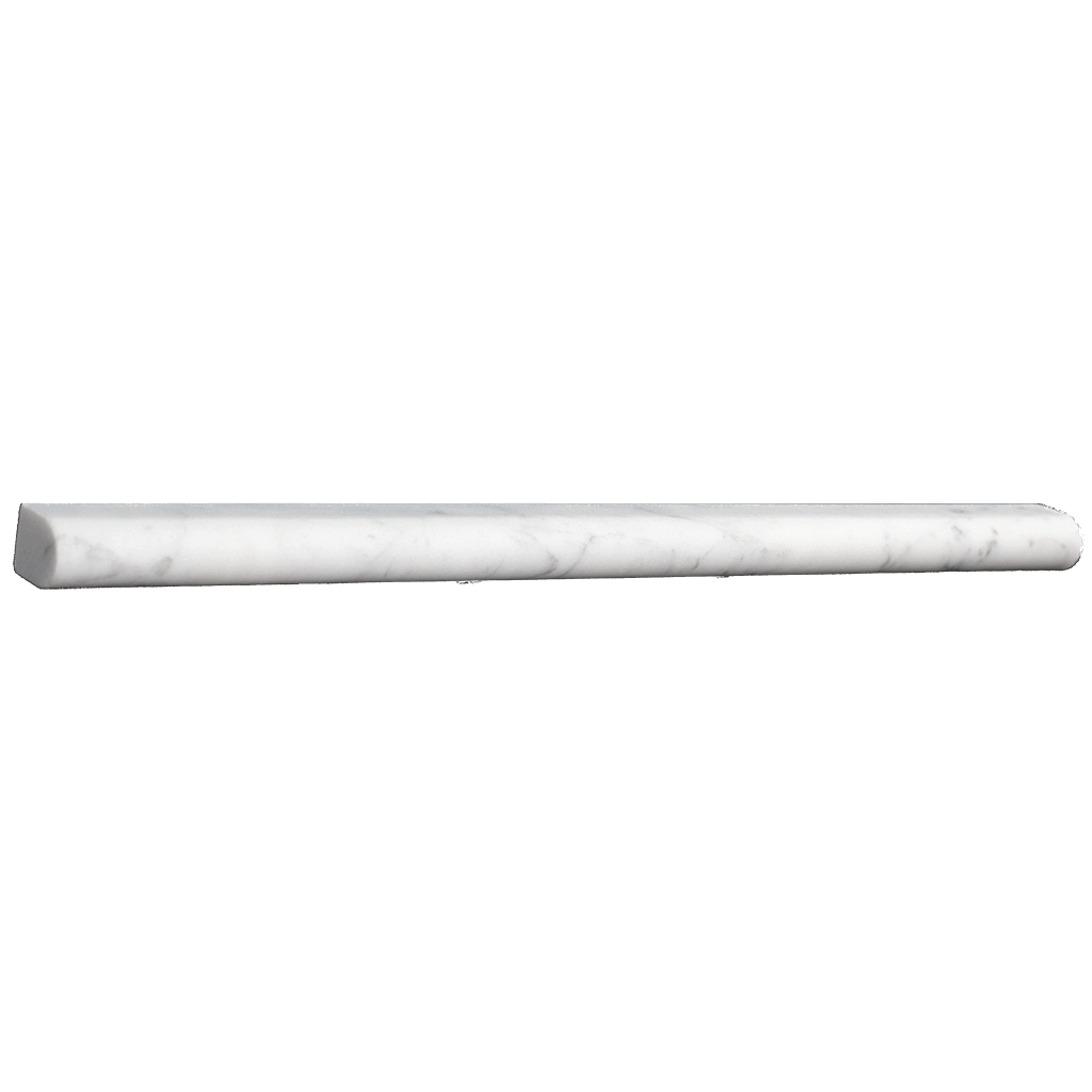 PENCIL LINER (9/16" x 12" x 3/4") Bianco Gioia Marble - Honed Or Polished Honed / 9/16" x 12" x 3/4" - DW TILE & STONE - Atlanta Marble Natural Stone Wholesale Stone Supplier
