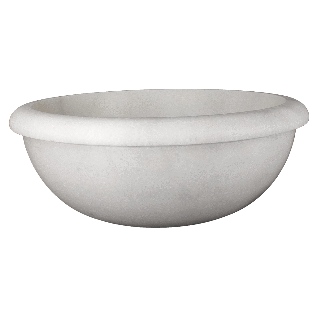 Bianco Perla Marble Sink - Drop In 16" Honed / 16" - DW TILE & STONE - Atlanta Marble Natural Stone Wholesale Stone Supplier