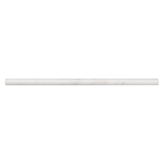 Bianco Bello Marble Premium 9/16" x 12" x 3/4" Pencil Liner - Polished or Honed  - DW TILE & STONE - Atlanta Marble Natural Stone Wholesale Stone Supplier