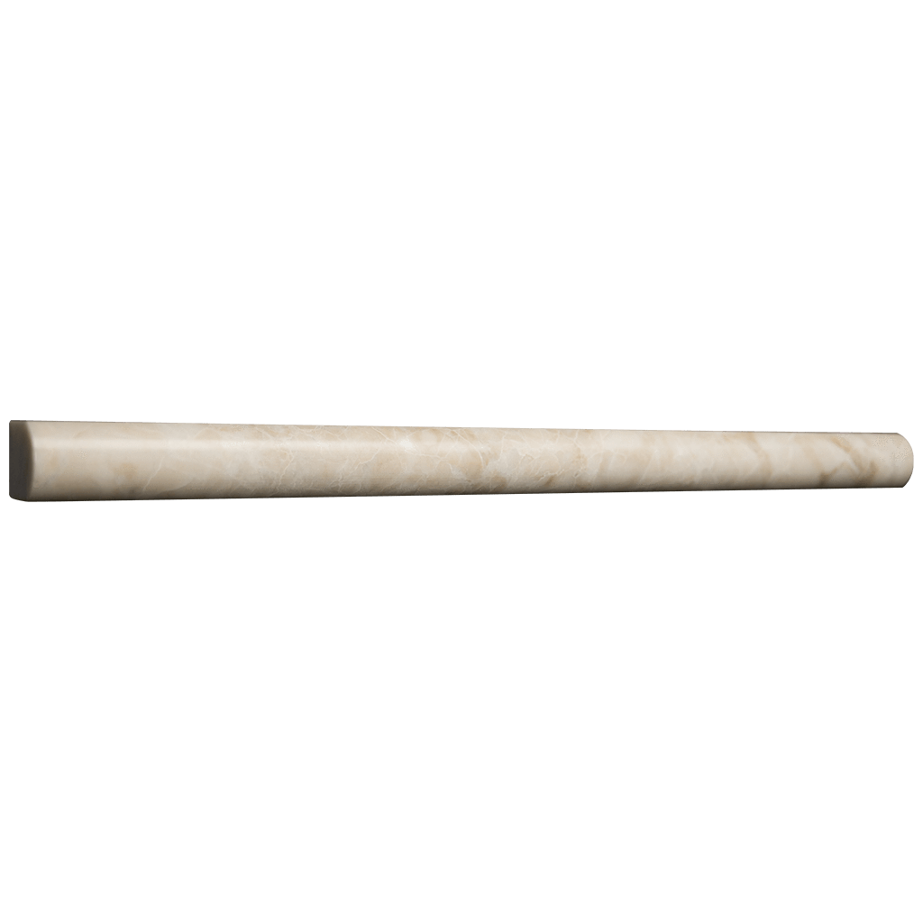 Cappuccino Marble - Bullnose - Polished (3/4'' x 12'' x 7/8'') Polished / 3/4" x 12" x 7/8" - DW TILE & STONE - Atlanta Marble Natural Stone Wholesale Stone Supplier