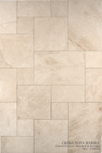 Crema Nova Marble Floor and Wall Tile Brushed - Straight / 16" x 16" - DW TILE & STONE - Atlanta Marble Natural Stone Wholesale Stone Supplier