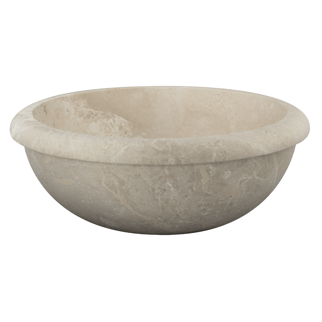 Crema Nova Marble Sink Drop In 16" Honed / 16" - DW TILE & STONE - Atlanta Marble Natural Stone Wholesale Stone Supplier