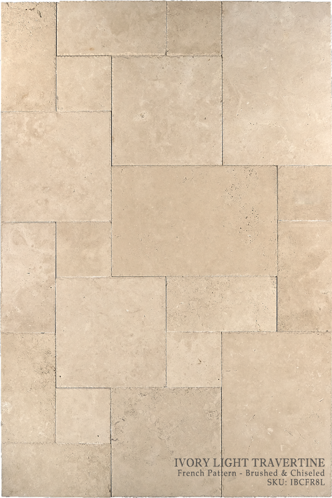 Ivory Travertine Floor and Wall Tiles  - DW TILE & STONE - Atlanta Marble Natural Stone Wholesale Stone Supplier