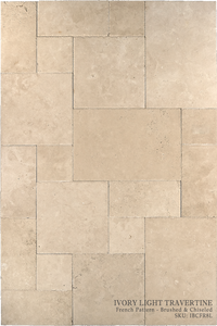 Ivory Travertine Floor and Wall Tiles  - DW TILE & STONE - Atlanta Marble Natural Stone Wholesale Stone Supplier