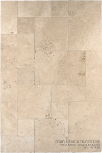 Ivory Travertine Floor and Wall Tiles  - DW TILE & STONE - Atlanta Marble Natural Stone Wholesale Stone Supplier