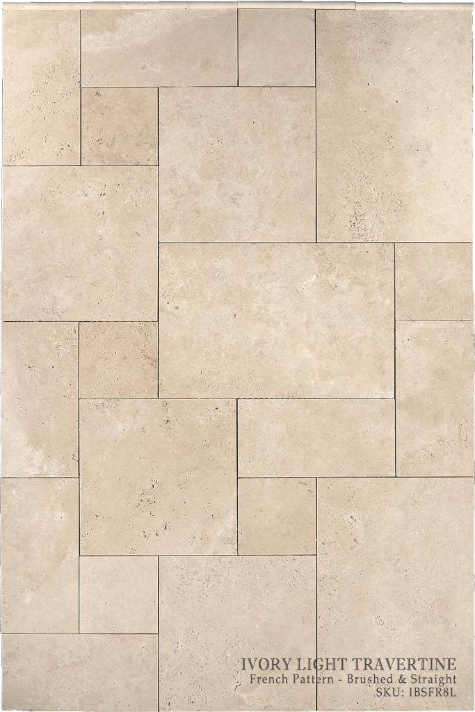 Ivory Travertine Floor and Wall Tiles  - DW TILE & STONE - Atlanta Marble Natural Stone Wholesale Stone Supplier