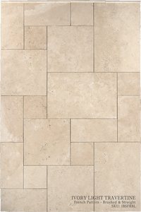 Ivory Travertine Floor and Wall Tiles  - DW TILE & STONE - Atlanta Marble Natural Stone Wholesale Stone Supplier