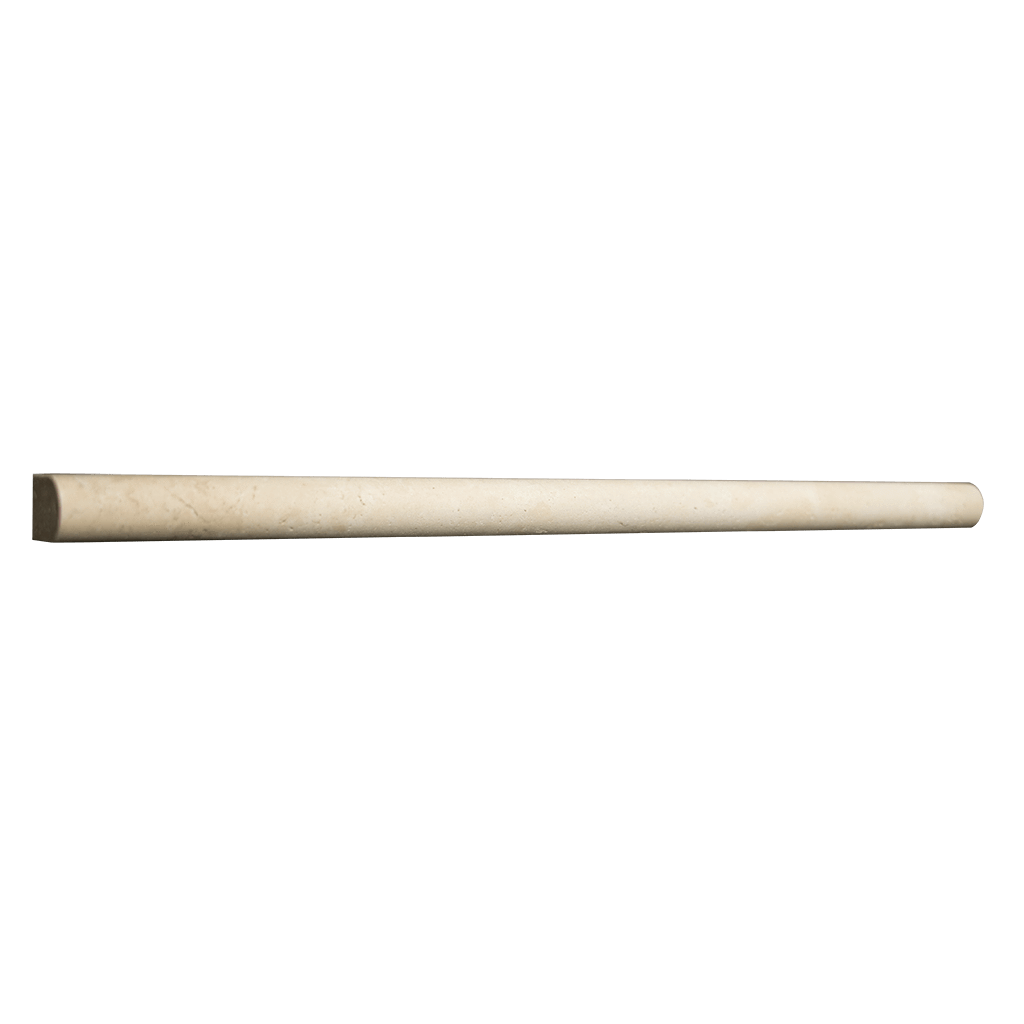 Ivory Travertine Pencil Liner (9/16" x 12" x 3/4") Honed / 9/16" x 12" x 3/4" - DW TILE & STONE - Atlanta Marble Natural Stone Wholesale Stone Supplier