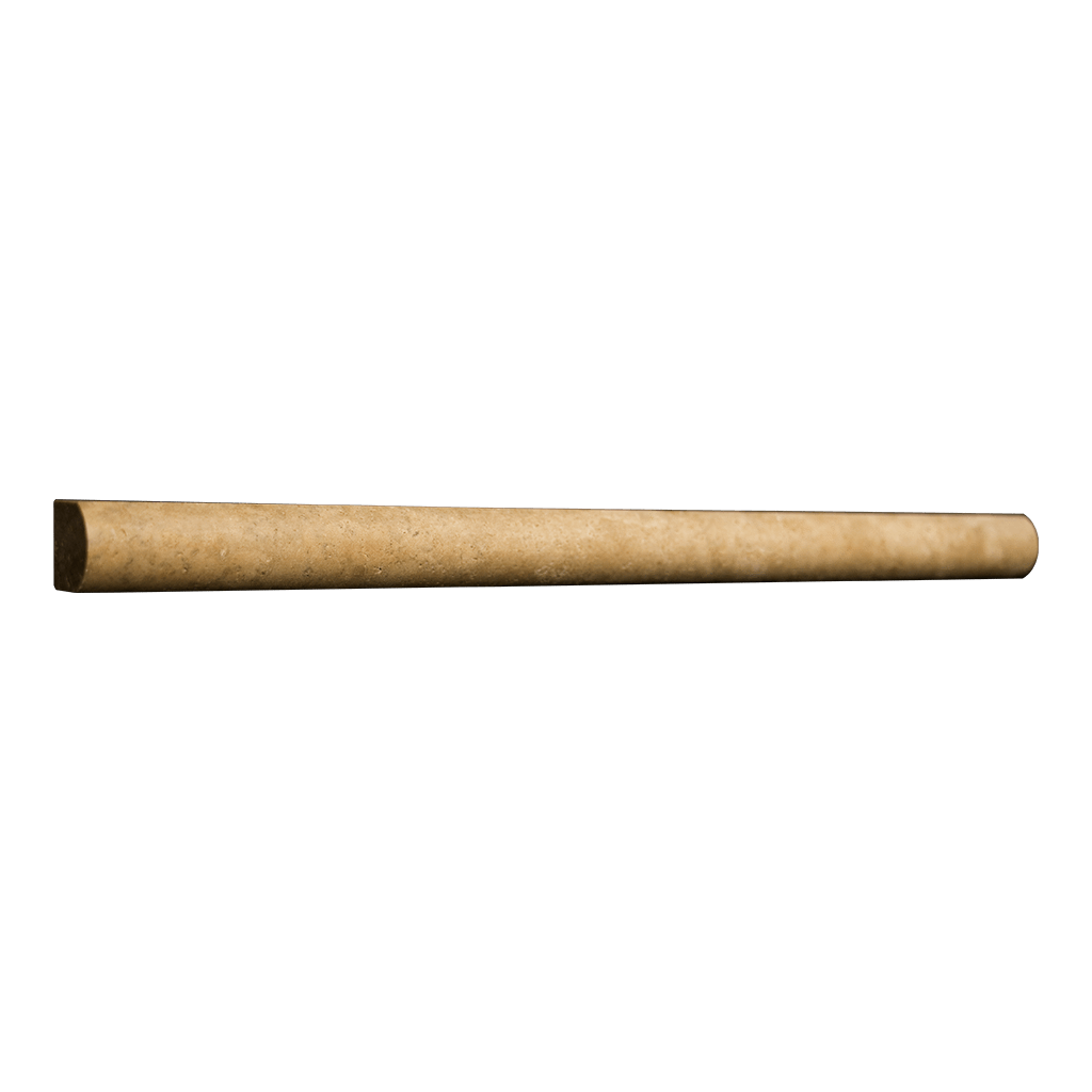 Noche Travertine Bullnose (3/4'' x 12'' x 7/8'') Honed / 3/4" x 12" x 7/8" - DW TILE & STONE - Atlanta Marble Natural Stone Wholesale Stone Supplier