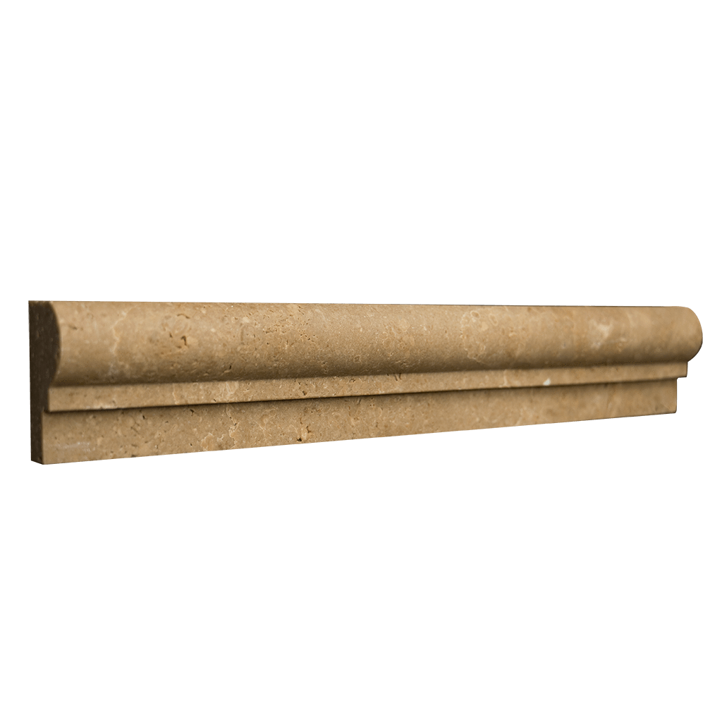 Noche Travertine Cornice - Honed (1-7/8" x 12" x 1") Honed / 1 7/8" x 12" x 1" - DW TILE & STONE - Atlanta Marble Natural Stone Wholesale Stone Supplier