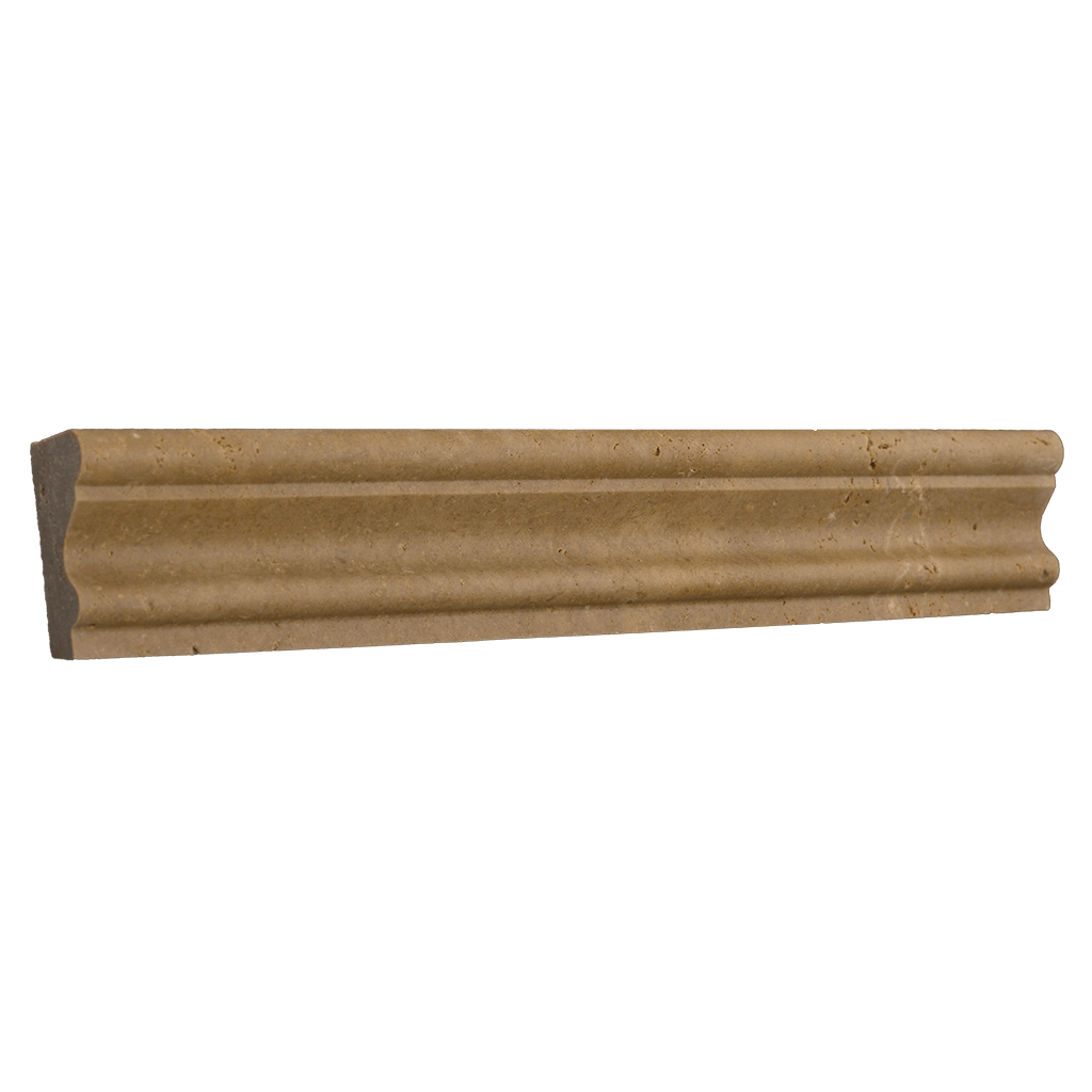 Noche Travertine Crown - Honed (2" x 12" x 1") Honed / 2" x 12" x 1" - DW TILE & STONE - Atlanta Marble Natural Stone Wholesale Stone Supplier