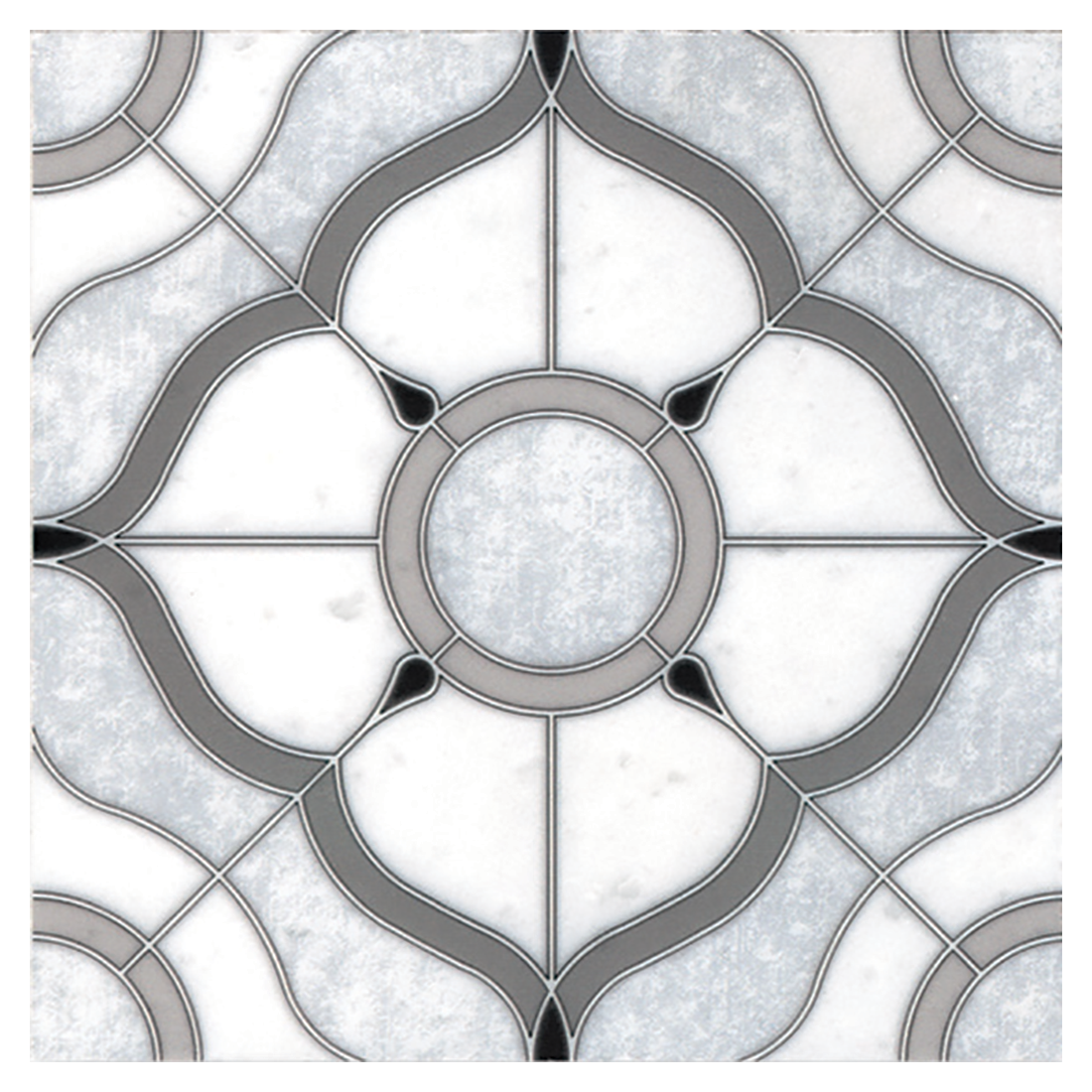 PM07 6" x 6" Painted White Marble - Honed  - DW TILE & STONE - Atlanta Marble Natural Stone Wholesale Stone Supplier