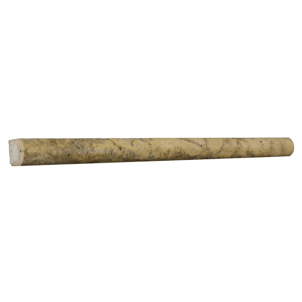 Scabos Travertine Bullnose (3/4'' x 12'' x 7/8'') Honed / 3/4" x 12" x 7/8" - DW TILE & STONE - Atlanta Marble Natural Stone Wholesale Stone Supplier