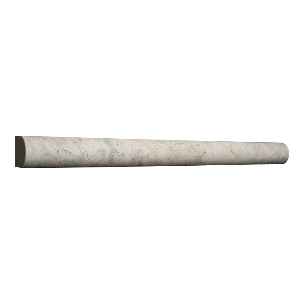 Silver Shadow Marble Bullnose - Honed (3/4'' x 12'' x 7/8'') Honed / 1" x 12" x 1" - DW TILE & STONE - Atlanta Marble Natural Stone Wholesale Stone Supplier