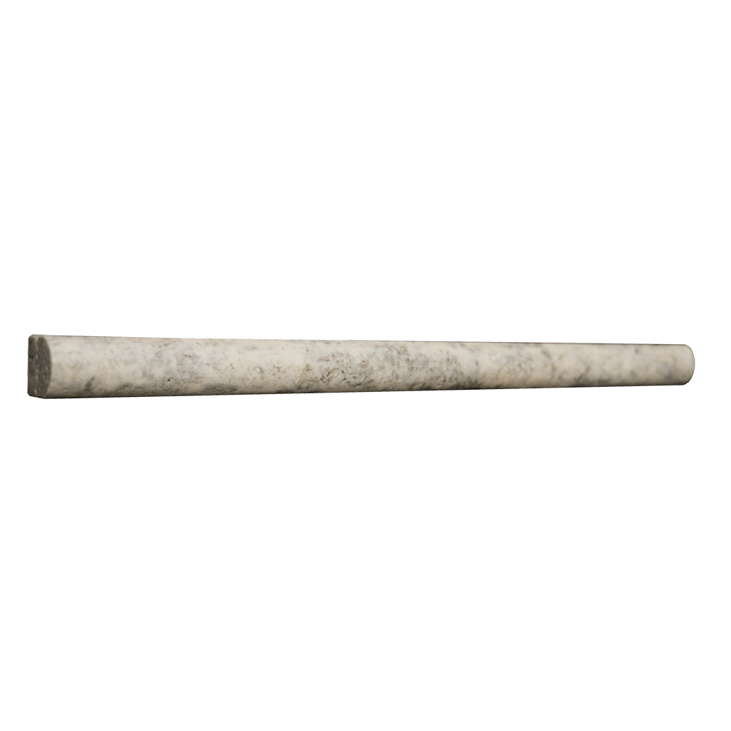 Silver Travertine Bullnose (3/4'' x 12'' x 7/8'') Honed / 3/4" x 12" x 7/8" - DW TILE & STONE - Atlanta Marble Natural Stone Wholesale Stone Supplier