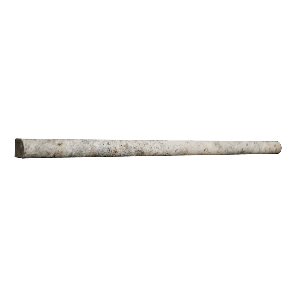 Silver Travertine Pencil Liner (9/16" x 12" x 3/4") Honed / 9/16" x 12" x 3/4" - DW TILE & STONE - Atlanta Marble Natural Stone Wholesale Stone Supplier