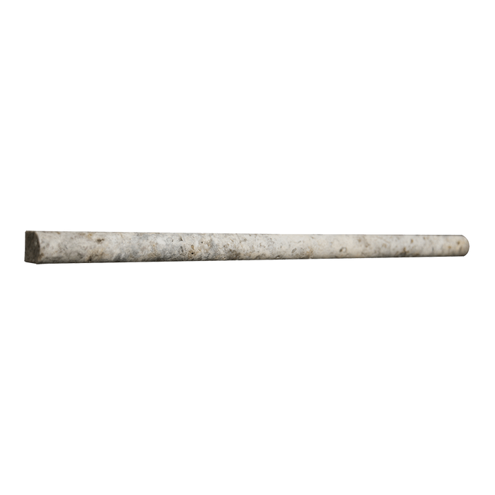 Silver Travertine Pencil Liner (9/16" x 12" x 3/4") Honed / 9/16" x 12" x 3/4" - DW TILE & STONE - Atlanta Marble Natural Stone Wholesale Stone Supplier