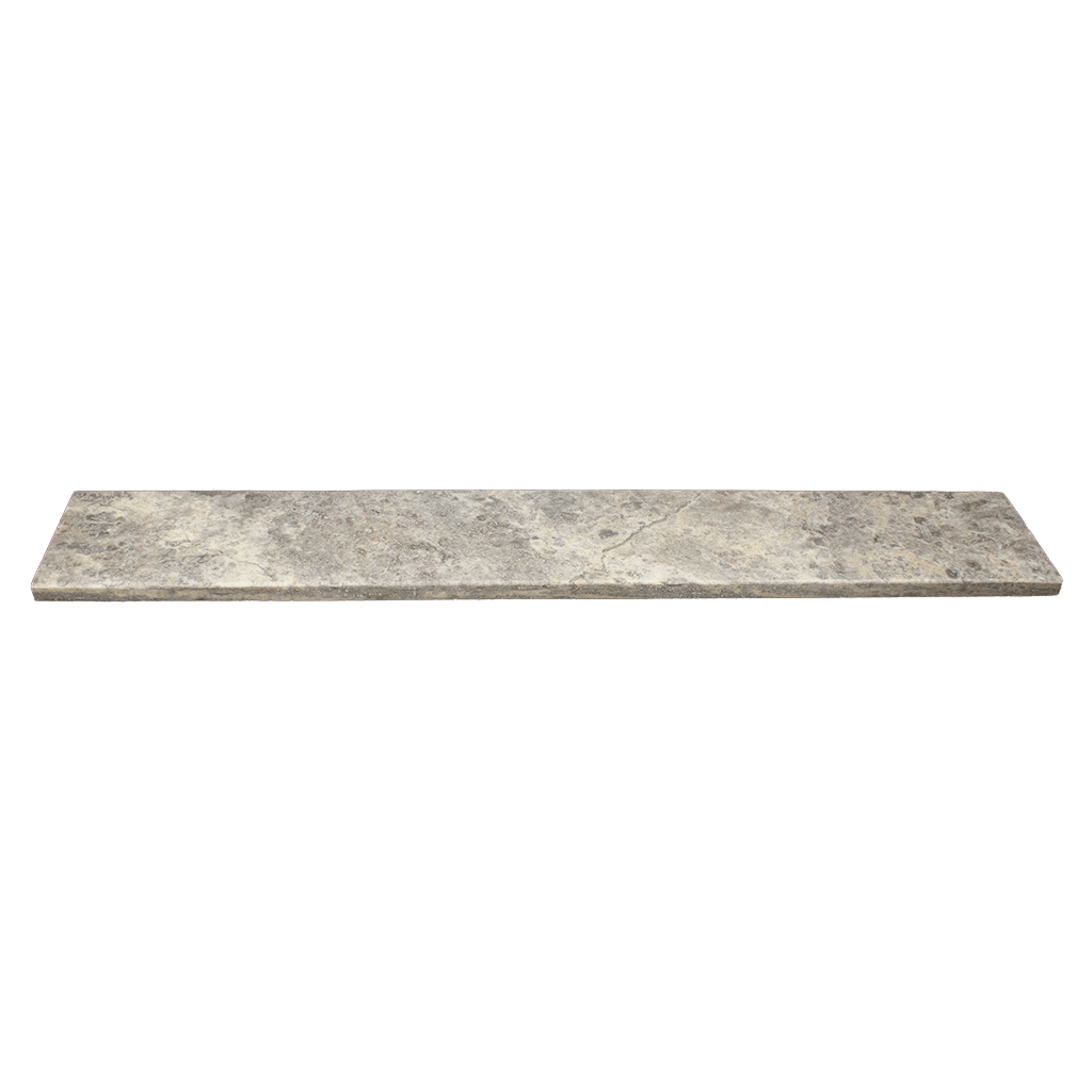Silver Travertine Window Sill Honed / 74" x 6" x 3/4" - DW TILE & STONE - Atlanta Marble Natural Stone Wholesale Stone Supplier
