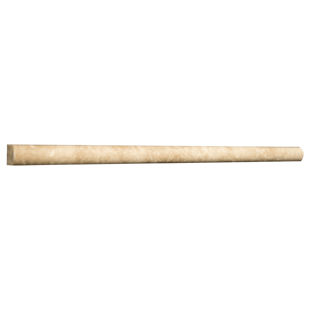 Walnut Travertine Pencil Liner (9/16" x 12" x 3/4") Honed / 9/16" x 12" x 3/4" - DW TILE & STONE - Atlanta Marble Natural Stone Wholesale Stone Supplier