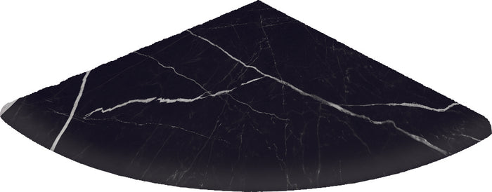 10" Nero Marquina Marble Corner Shelf  - DW TILE & STONE - Atlanta Marble Natural Stone Wholesale Stone Supplier